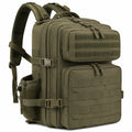 Sac à dos tactique 45 x 30 x 20 cm en textile vert olive multifonction
