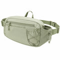 Sac banane 34 x 9 x 18 cm en textile synthétique vert sauge - rangement urbain réglable