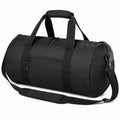Sac de sport 50 × 25 × 25 cm en textile synthétique noir avec bandoulière réglable