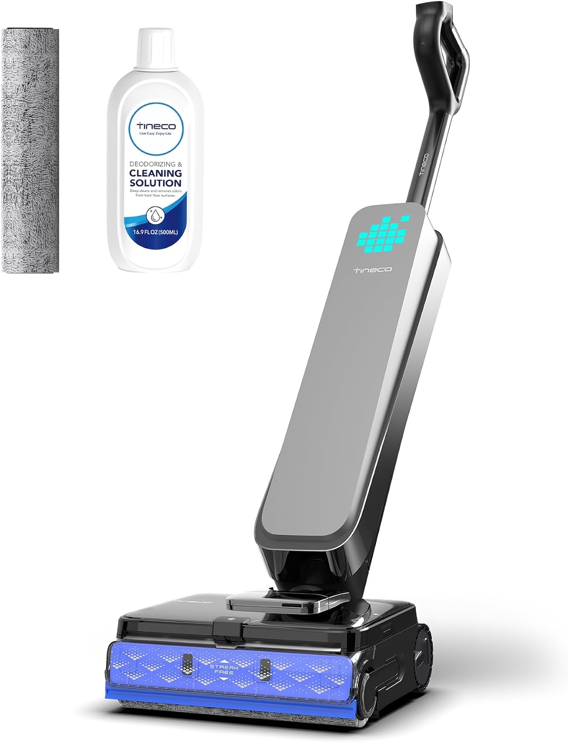 Tineco aspirateur eau et poussière, 45 dB, Noir, Floor One S9 Scientist Aspirateur Laveur 80Min HydroBurst StreakFree