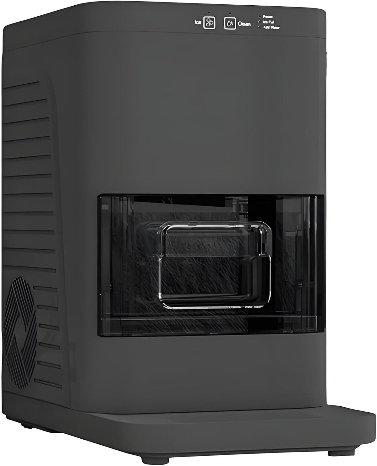 SHENGSHIYU Machines à glaçons, 1,2 L, 50 mm, Noir, Machine a Glacons Professionnel Compact, Machine a Glacons Petit Format Black