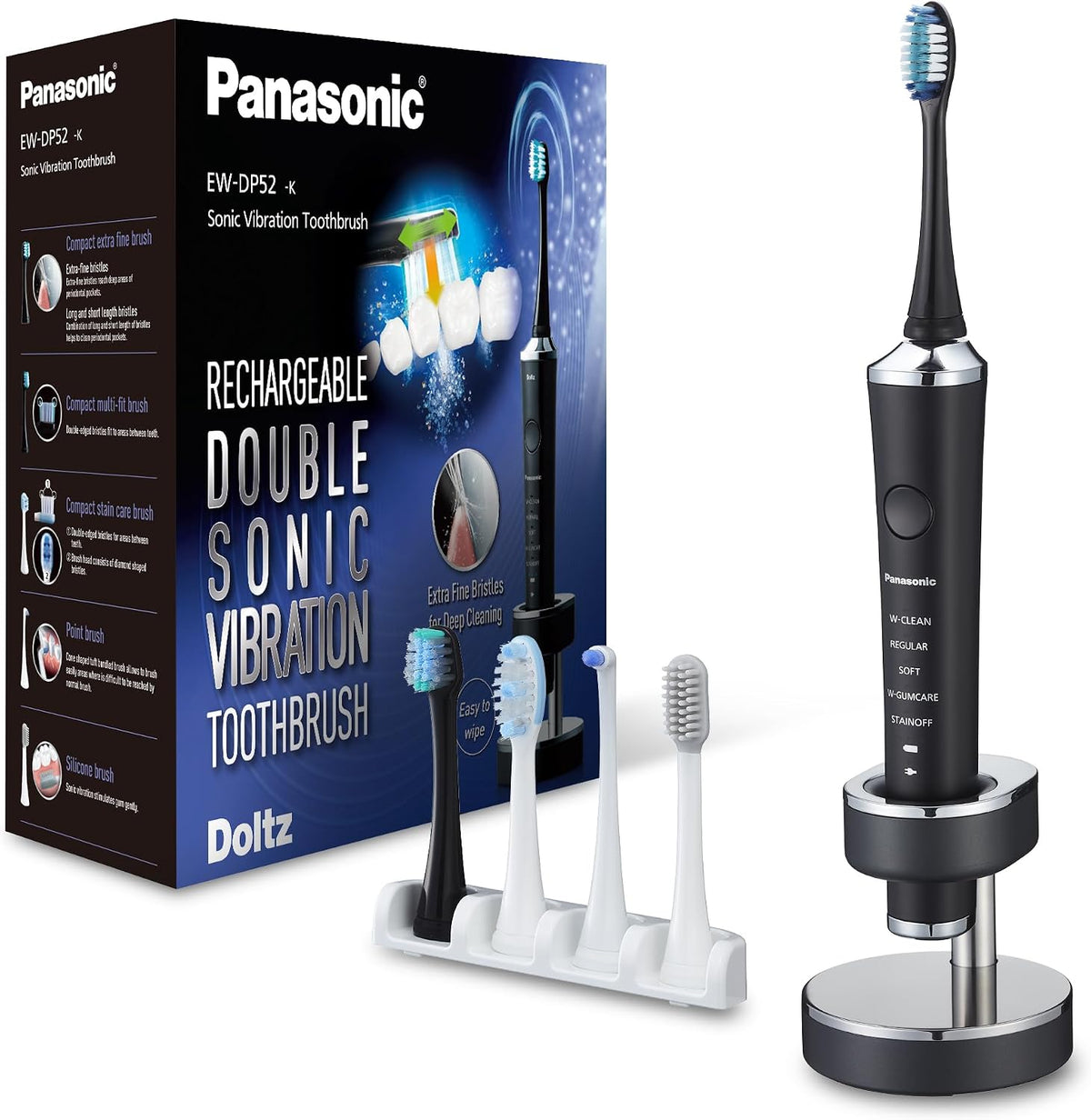 Panasonic Soniques, Noir, - Personalcare EW-DP52-K803