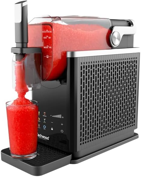 Techwood sorbetière, 1,8 L, Marron, Machine à granités, Slushy Machine, Sans glace ni préparation, Grande capacité