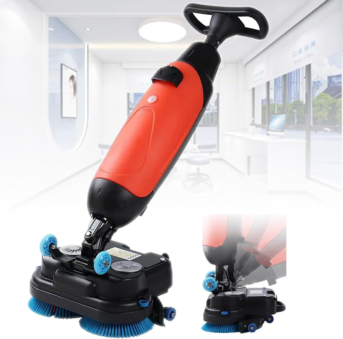 ExoticaBlend polisseuse, 250 W, 4,5 l, 7,5 l, Rouge, Nettoyeur de Sols Électrique Autoporté Professionnel
