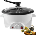 Torréfacteur machine à café, 750G, 1200 W, 220/110 V, Noir/Argenté, à thé à Usage Commercial et Domestique