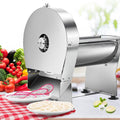 NEWTRY Mandolines, 10 mm, Argenté, Coupe-légumes électrique 0- Gastro Cuisine Inox coupe, Épaisseur de coupe réglable