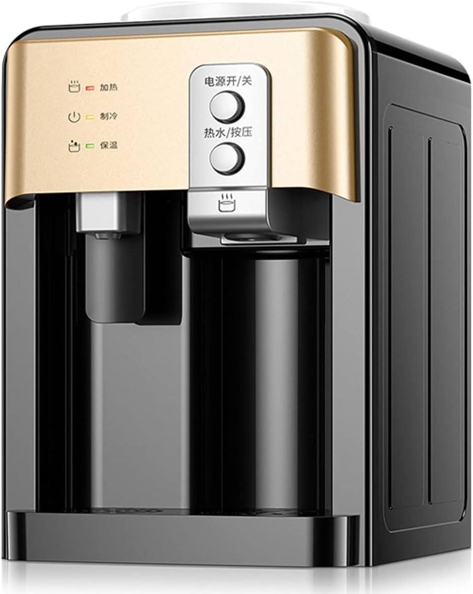 Distributeur fontaine à eau, Noir, d'eau de comptoir avec Conception de sécurité pour Enfants, Refroidissement Automatique