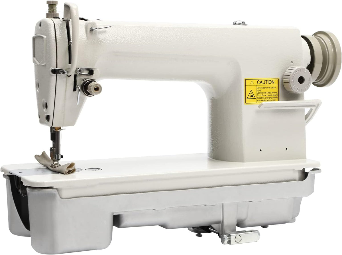 Machine machine à coudre, Noir, à coudre industrielle robuste, point droit pour plusieurs couches de tissus
