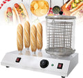 HTTGDGDH Appareils à hot dog, 501 x 278 x 370 mm, 458 W, Argent, Machine à Hot-Dogs Professionnelle, Machine à Hot-Dogs électrique en Acier Inoxydable