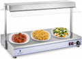 Royal Catering Chauffe-plats, 1550 W, Argenté, Electrique Professionnel RCHP-100H (Puissance, température 0
