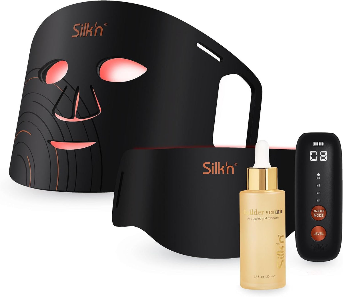 Silk'n Masques, Rouge/Noir