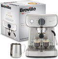 Breville machine à café, Noir/Argenté, Barista Mini Cafetière/machine à expresso semi-automatique