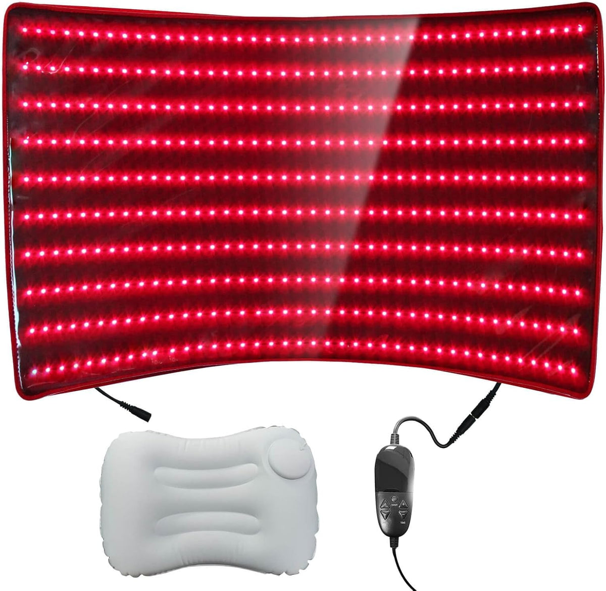 Bestqool épilateur à lumière pulsée, 38,2' × 24' 2., 96,9 × 61 cm, 70 W, Rouge, Tapis à Lumière, Appareil à Lumière 660nm & 850nm