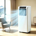 climatiseur portable HONQGAO, 330*280*680 mm, 220 V/50Hz, 9000 BTU, 7000 BTU, blanc, Climatiseur Mobile Réversible 7000/ 3-en-1