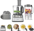 Kenwood Robots multifonctions, 3 L, 1000 W, Argenté, MultiPro Express Weigh+ FDM71.450SS, Processeur Alimentaire avec 8 Accessoires