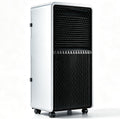 HENGCMM climatiseur portable, Blanc, jusqu'à 300 pi², unité AC silencieuse, ventilateur rafraîchissant et déshumidificateur