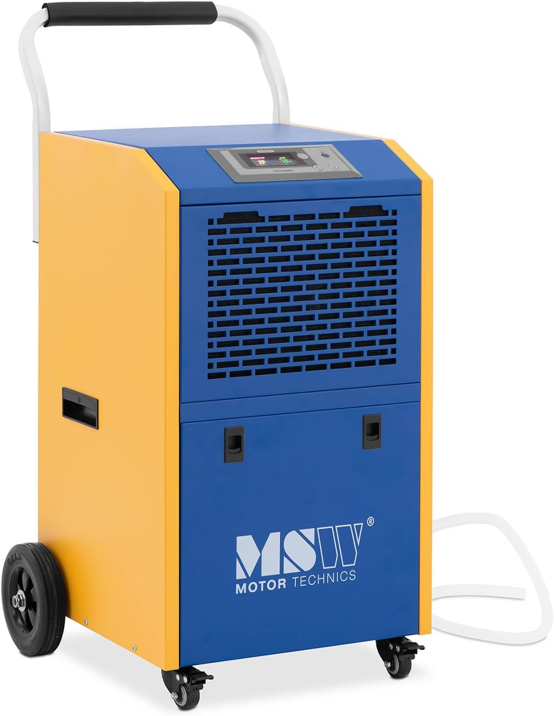 MSW Motor Technics déshumidificateur, 60 L, 90 m, 480 m, 7,5 L, Blanc, MSW professionnel /Jour, Poignée - Pro Series