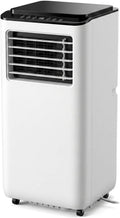 climatiseur portable HUANQIN, environ 50 dB pour un fonctionnement silencieux, 14000 BTU, 10000 BTU, Noir, Climatiseur Mobile avec Kit d'Installation