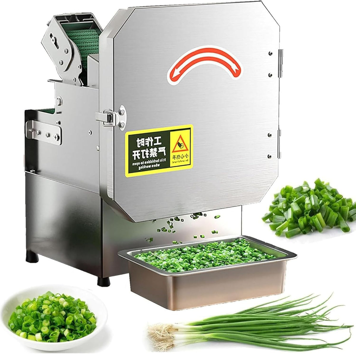 Hachoir trancheuse électrique, 200 W, 35 Mm, Noir, Et pour Légumes - Épaisseur Réglable De 1, Idéal pour Un Usage Domestique Et Professionnel