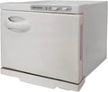 armoire Ginlodda, 18 L, 18 litres, blanc, Chauffe-serviettes de salon avec stérilisation UV, chauffante professionnelle