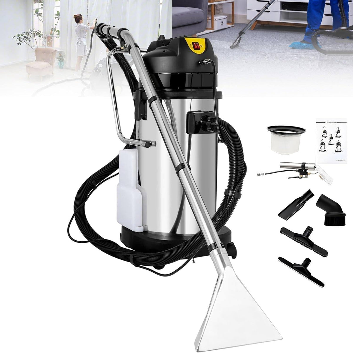 MANYOUYOU nettoyeur de tapis, LC-20SC / LC-30SC / LC-40SC, 220–240 V, 20 L, 30 L, 40 L, Noir, Shampouineuse / / 1034 W