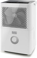 BLACK+DECKER déshumidificateur, 12 L, 1,8 L, Noir, Jusqu'à 25m2, Fonction séchage, 2 vitesses, Programmable 24h/24