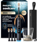 PHILIPS Soniques, Noir, Sonicare DiamondClean 9900 Prestige nouvelle génération, brosse à dents électrique avec SenseIQ
