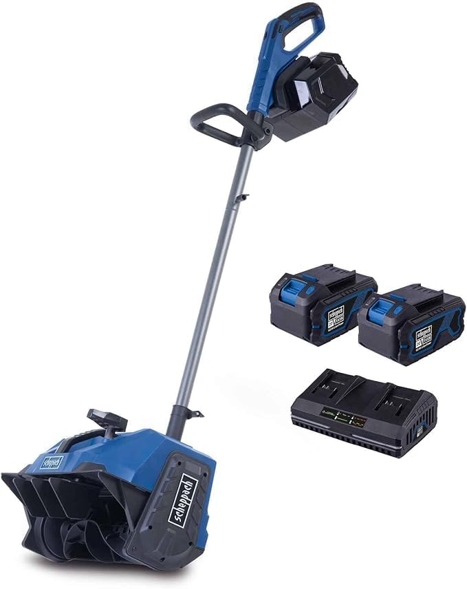 Scheppach fraise à neige, 20 V, 40 cm, 6 m, 20 cm, 4 Ah, Noir, sans Fil BC-SNB410-X