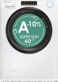 CANDY lave-linge, 4 kg, 89 x 60 x 45, Blanc, Smart Pro Inverter Slim CSOW 4746TWMB5-S sèche-linge 7 +, installation libre