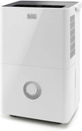BLACK+DECKER déshumidificateur, 20 L, 4 L, Noir, BXDH20E - et purificateur d'air, Fonction de séchage des vêtements