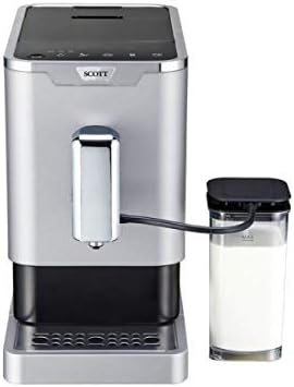 SCOTT broyeur, 1235 - 1470 W, Argenté, Expresso Slimissimo & Milk Silver 20220