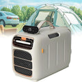 climatiseur portable PioMue, environ 45 dB, Blanc, Climatiseur de Camping Portable avec télécommande Cooling+Heating