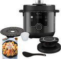 Moulinex Multicuiseurs, Noir, CE7788 Turbo Cuisine et Fry Multicuiseur, Couvercle Turbo-Crisp multifonction