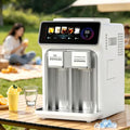 ZenSeFarin machine à glaçons, 15Kg, Blanc, Comptoir 3-en-1 (Glaçons, Glace Pilée, Eau Glacée) Production /24H