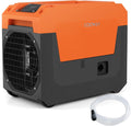 COSTWAY déshumidificateur, 500 W, 66 L, 167 m, ABS + Métal, Bleu/Orange, Professionnel /Jour, Sous-Sols Garages Maisons