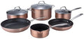 LAGUIOLE batterie de cuisine, Noir, Set de 9 pièces Greblon céramique Elégance
