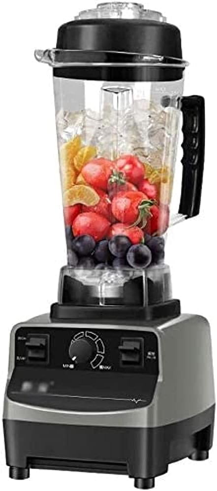 MNSRRN blender, 2l, 2.2 L, 1000 W, noire, Mélangeur de Glace de Grande capacité 2, mixeur de comptoir, mélangeur Haute Vitesse de Puissance élevée