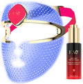 FAQ Masques, Rouge, Coffret 201 Masque LED RGB + Sérum Peptide Lumière