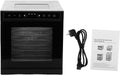 Buachois déshydrateur alimentaire, 400 W, Argenté, Plateaux Inox Vue Fenêtre Réglable