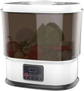Samnuerly lave-linge, Blanc, machine de nettoyage de fruits machine de nettoyage domestique automatique, panneau de commande intelligent