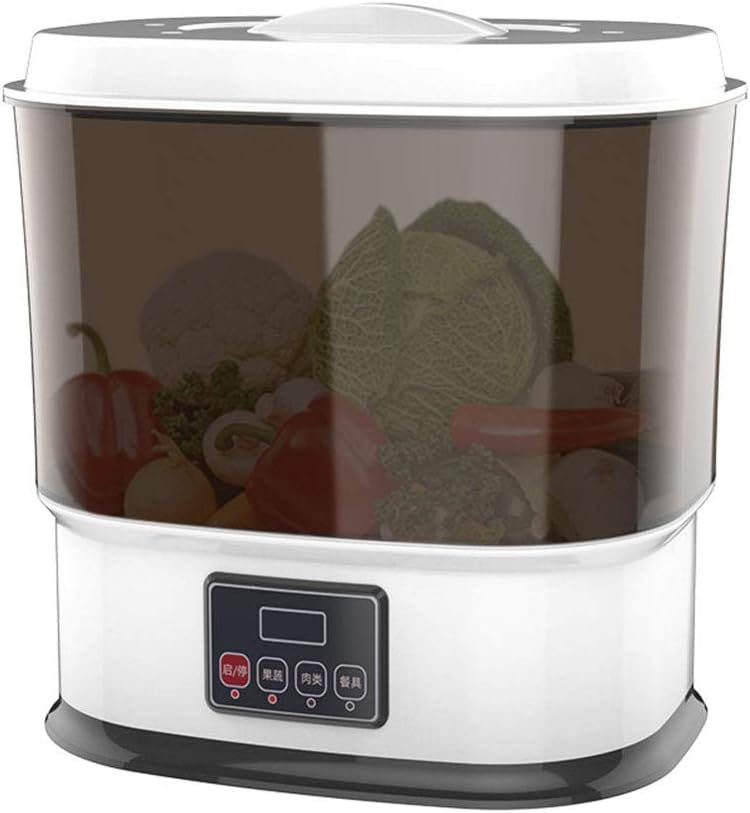 Samnuerly lave-linge, Blanc, machine de nettoyage de fruits machine de nettoyage domestique automatique, panneau de commande intelligent