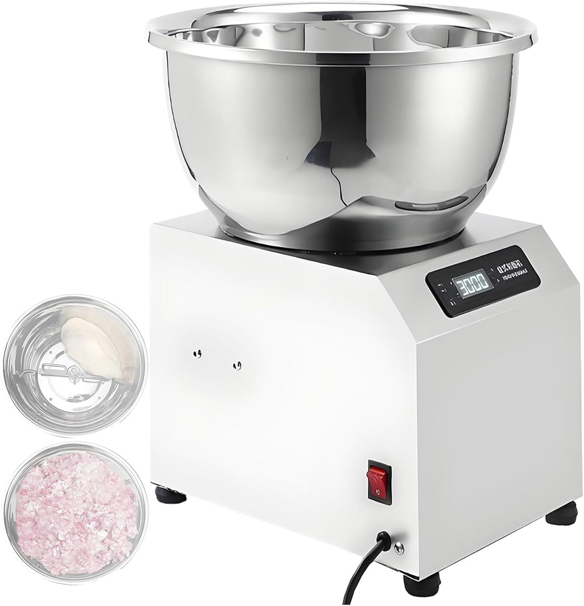 EpyGnom Machines à pâtes, 550 W, 1400 TR/Min, 3 kg, Acier inoxydable, Argenté