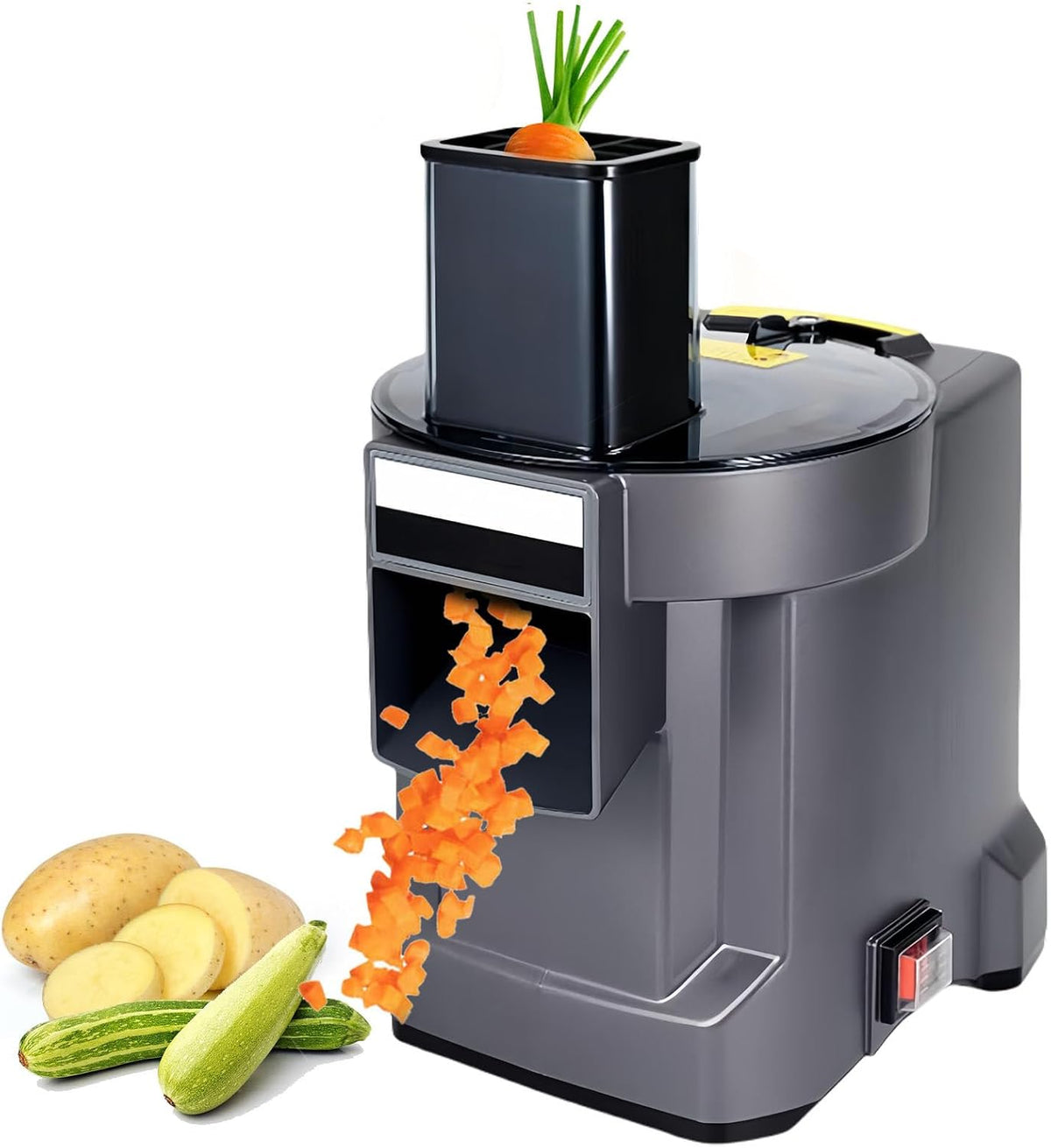 Glowdora Mini-robots et hachoirs, Noir, Coupe Légumes Multifonction, Coupe Légumes, Robot Culinaire pour Oignons