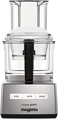 Magimix robot de cuisine, 3 L, Noir, Multifonction - CS 4200 XL, Presse-Agrumes, Chrome Mat