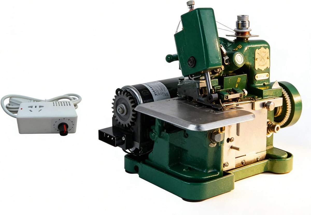 LXMydriasis surjeteuse, 250 W, 5,0 mm, Noir, Machine à Industrielle, Châssis métallique Robuste, 3000 Points par Minute et Moteur Haute Vitesse