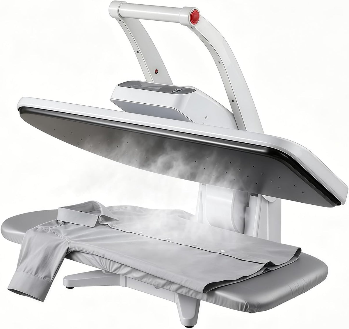 BANGBANGJI presse à repasser, 1600 W, 220/110 V, 1600 W, Noir, à Vapeur Électronique Automatique, Professionnelle 26' avec 5 Réglages & Fonction