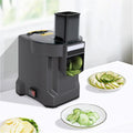 GTHTUHFD robot de cuisine, Argenté, Coupe-légumes et hachoir en acier inoxydable, électrique pour trancher et couper en dés efficacement les oignons