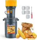 Moongiantgo broyeur, 1300 W, 25 L, 1 Cl, Noir, Moulin à Céréales Électrique Moulin à Grains et Épices, à Graines