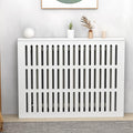 Cache Pièces et accessoires pour radiateur, bois PVC et plastique., blanc