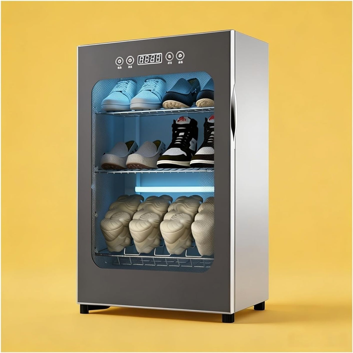 xueqiaolian1006 armoire, Blanc, sèche-chaussures 60 °C, chauffage constant, double ventilateur, séchage rapide